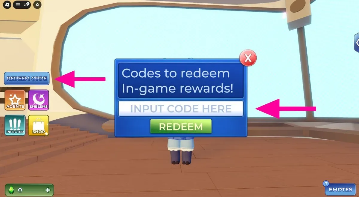 How to redeem codes in Toons Universe