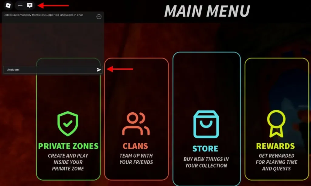 How to redeem codes in Untitled Fling Game