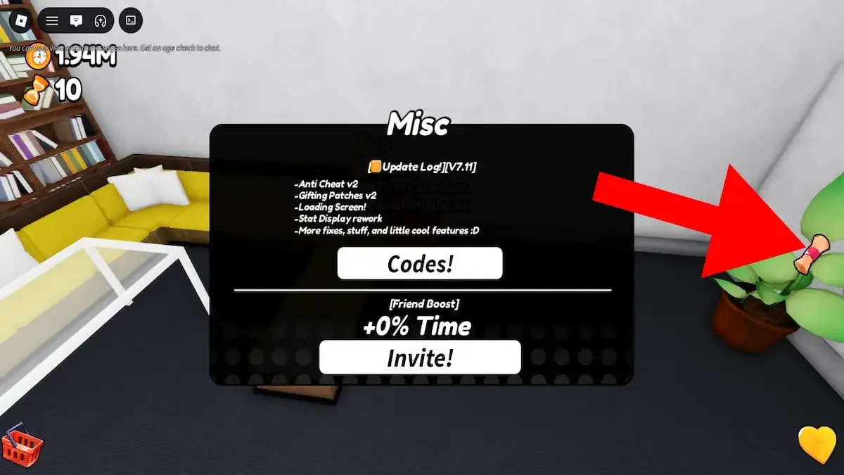 How to redeem codes in Waste Time