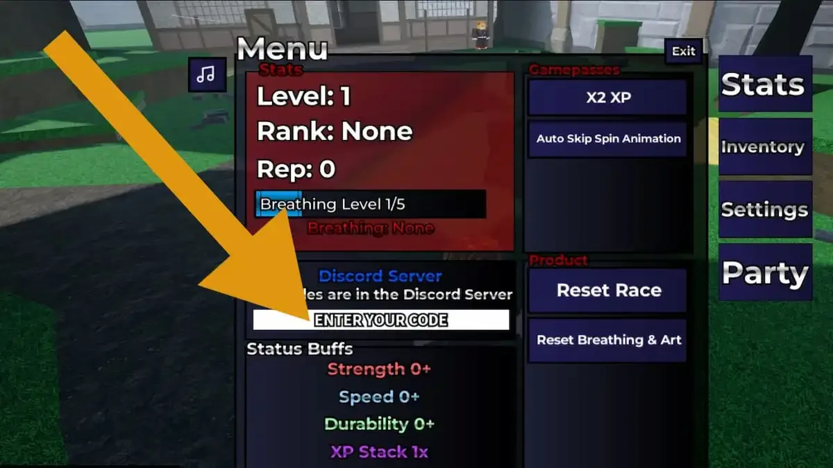 How to redeem codes in Weak Legacy 2