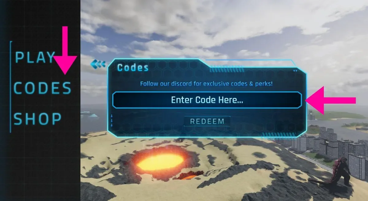 How to redeem codes in Age Of Titans