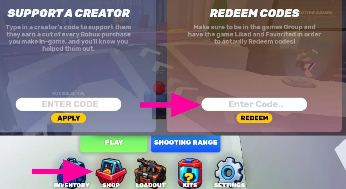 How to redeem codes in Anime Finals