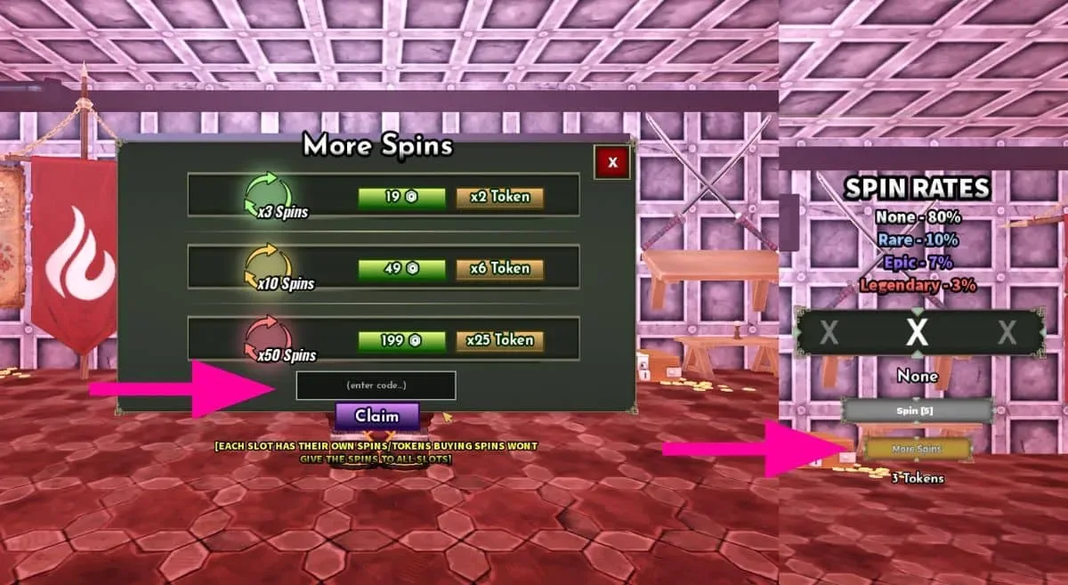 How to redeem codes in Bending Grounds