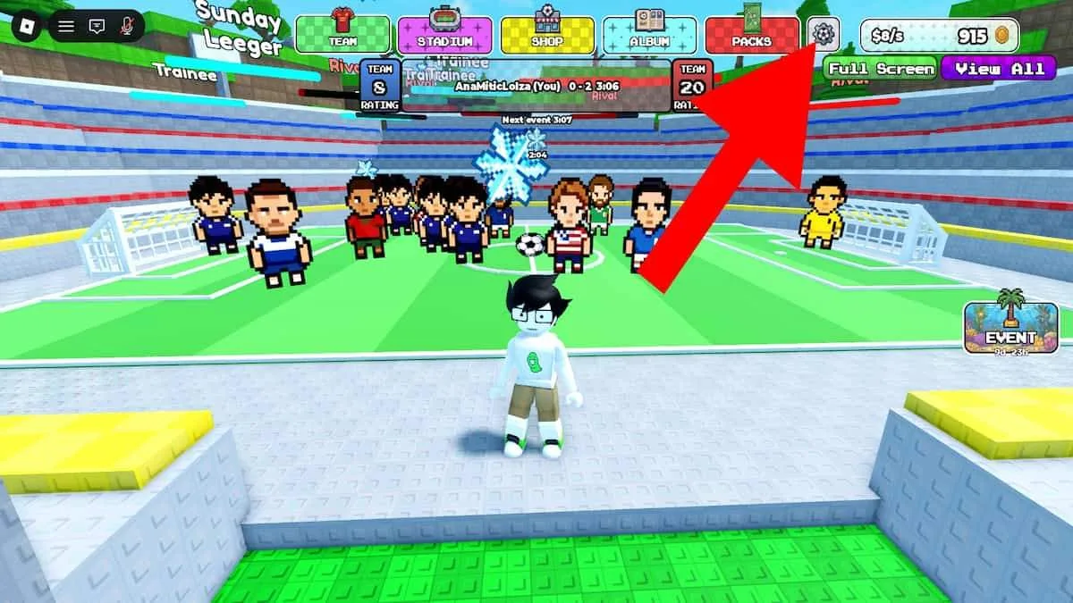 How to redeem codes in Build A Soccer Stadium