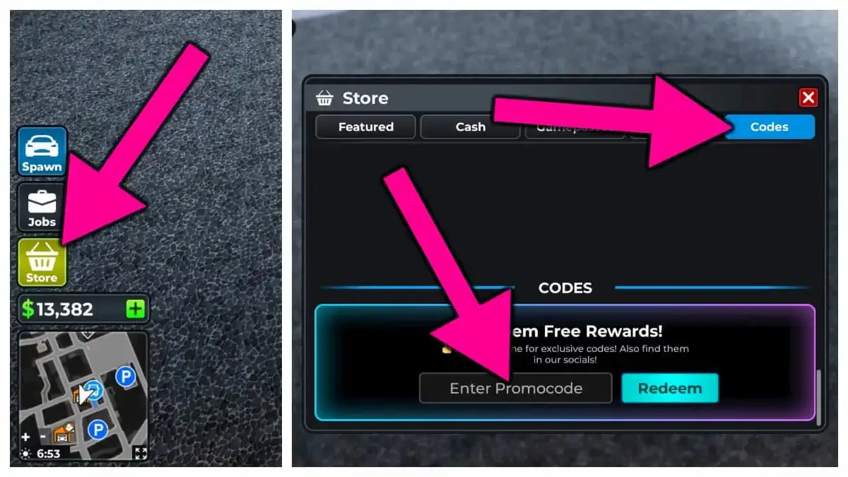 How to redeem codes in Bus Master