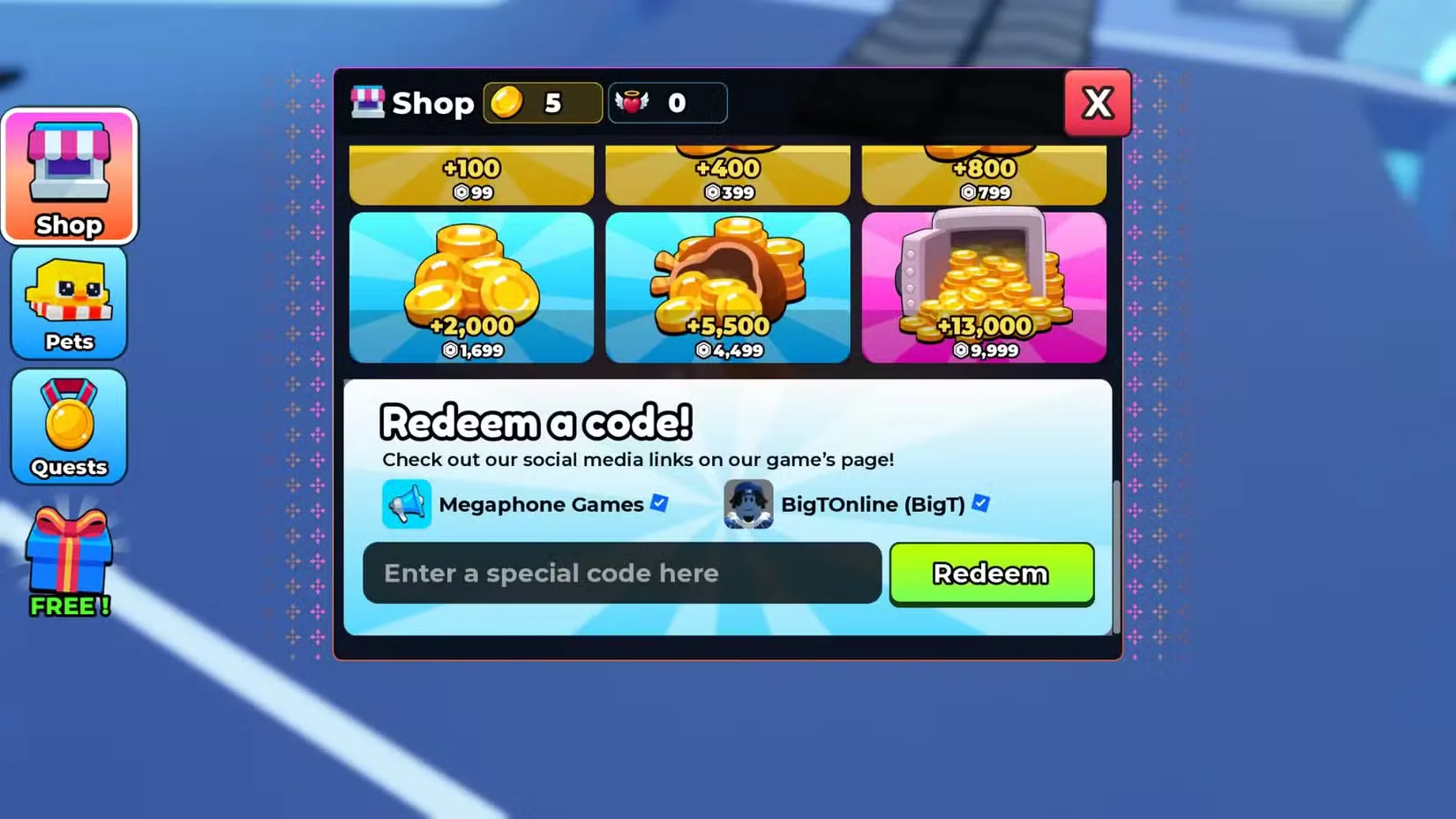 How to redeem codes in Color Escape