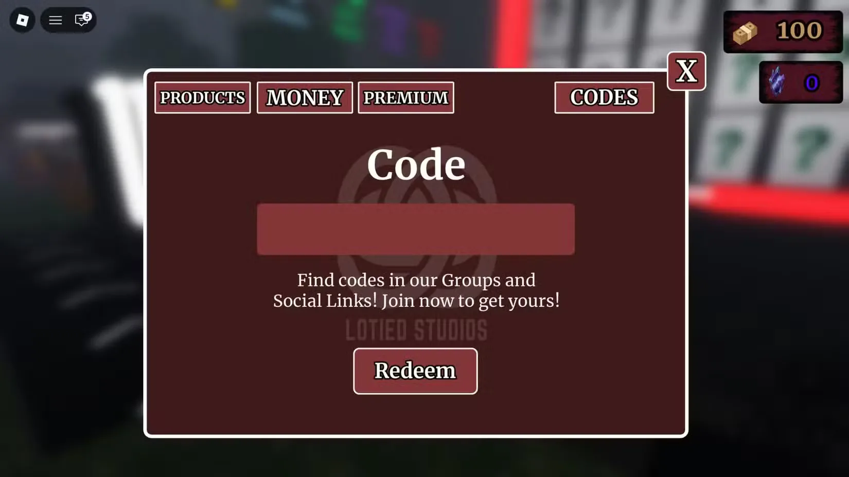 How to redeem codes in Creepypastas Cards