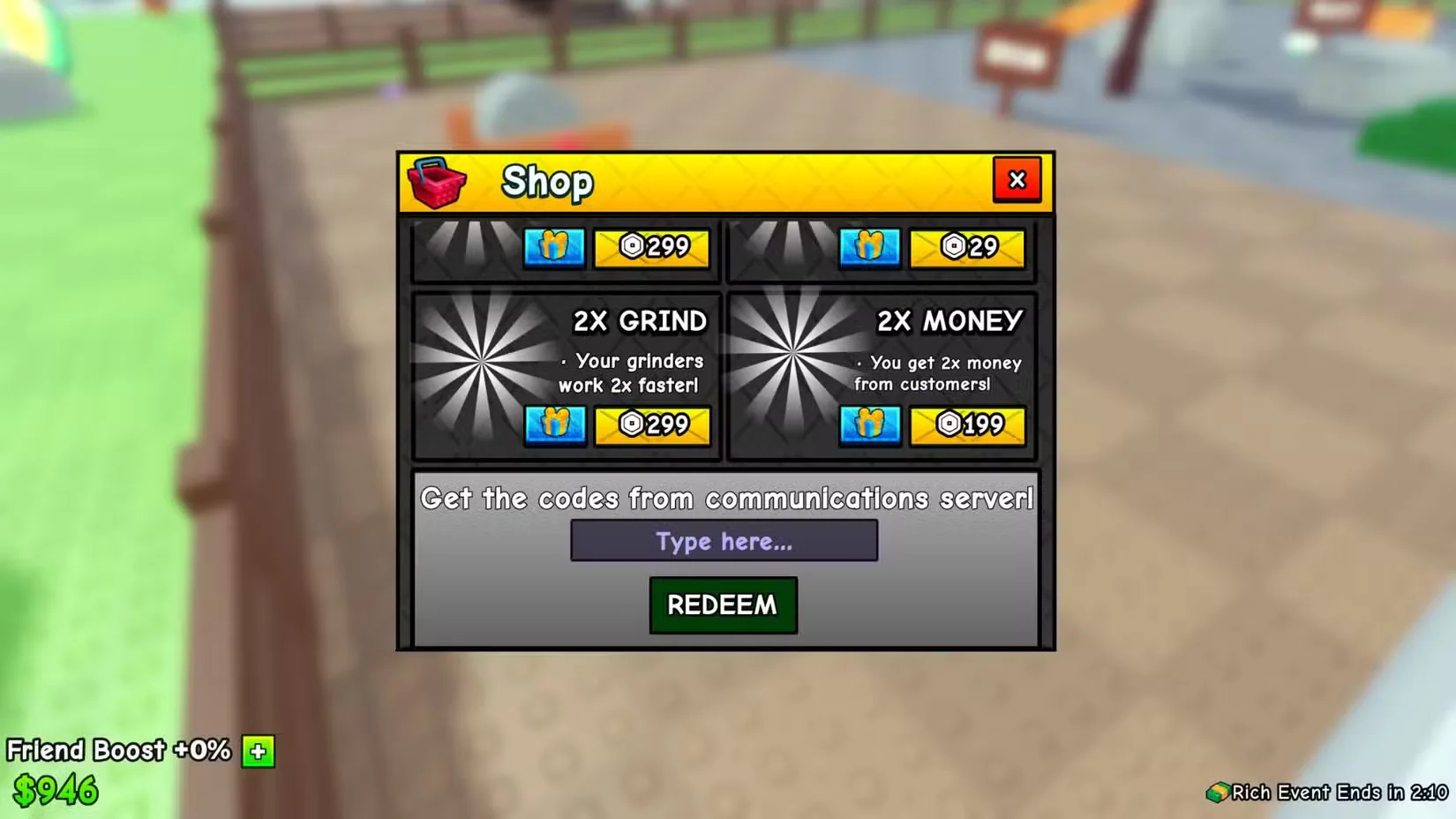 How to redeem codes in Cut a Gem