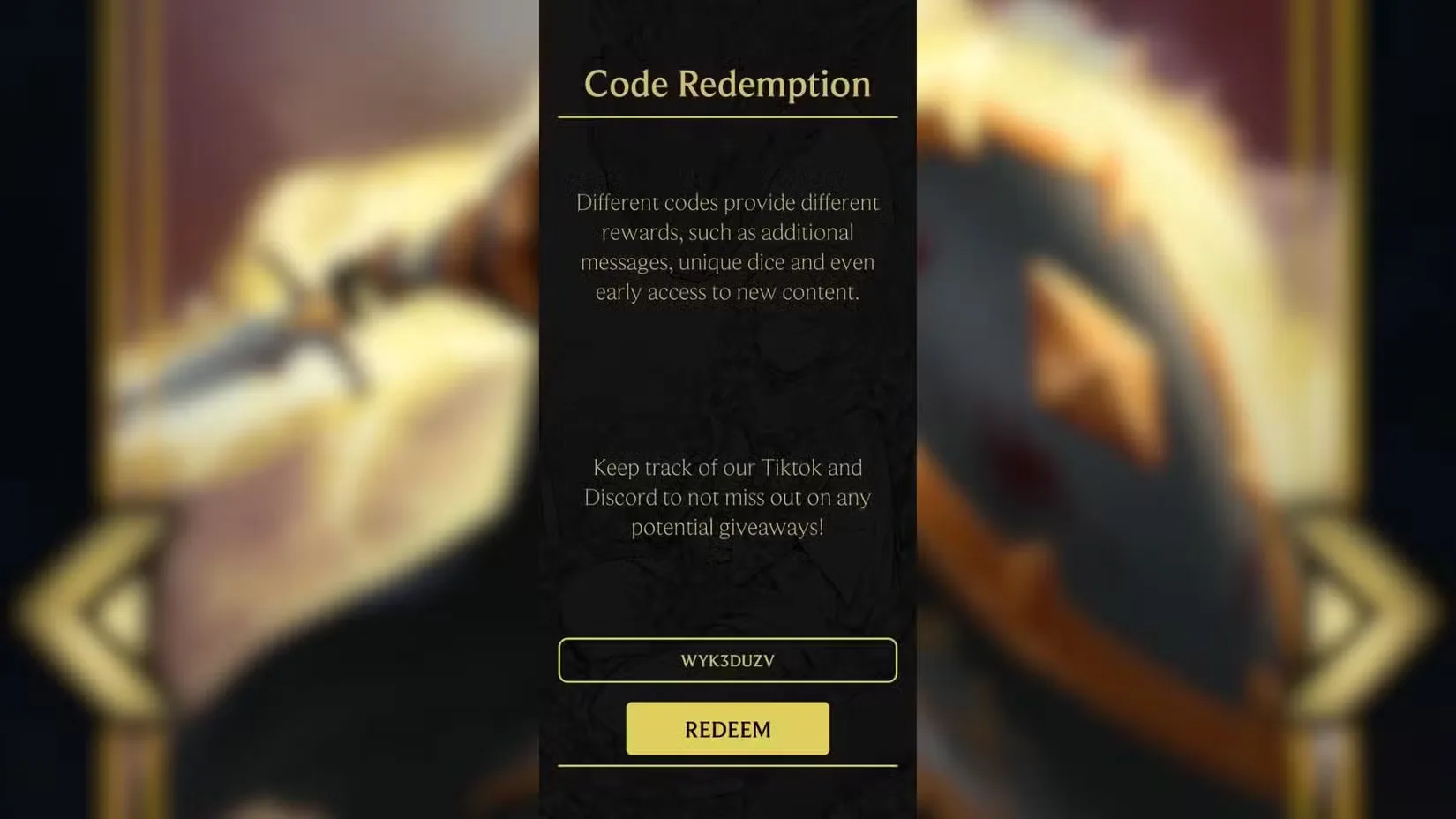 How to redeem codes in Everweave