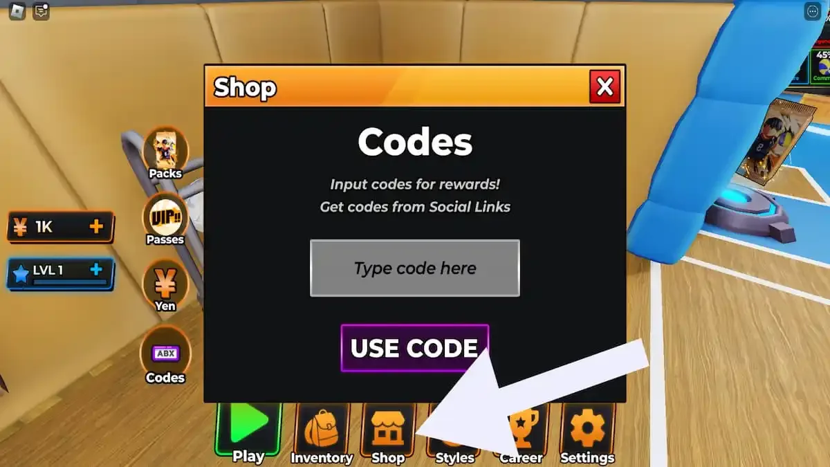 How to redeem codes in Haikyuu Legends