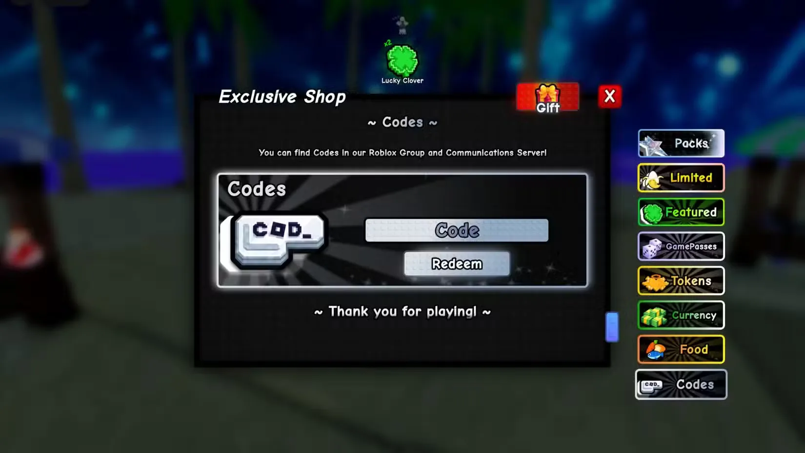 How to redeem codes in Kawaii Anime RNG