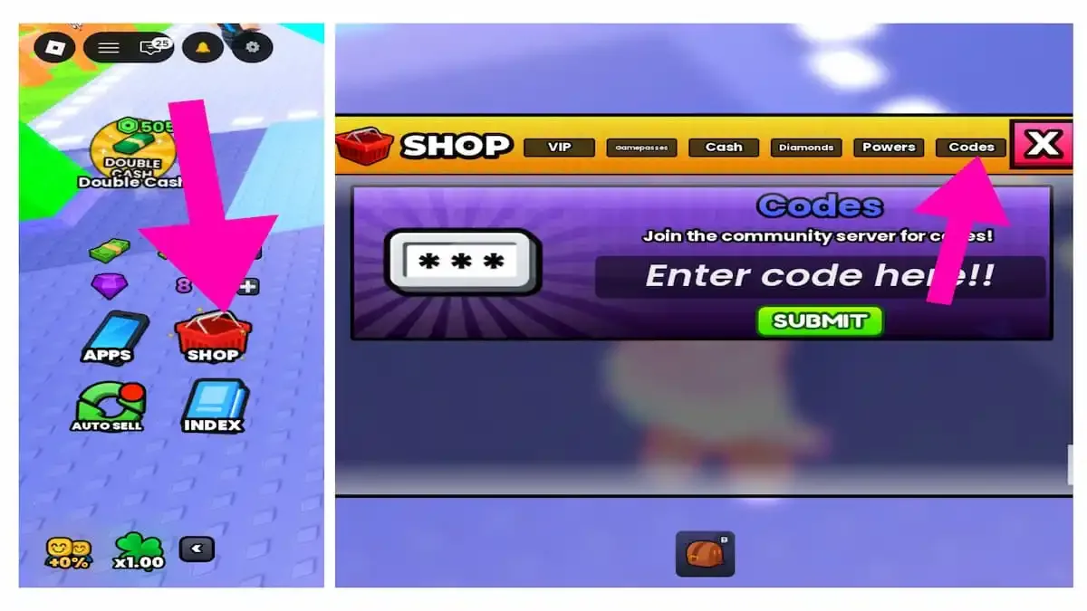 How to redeem codes in Lowball