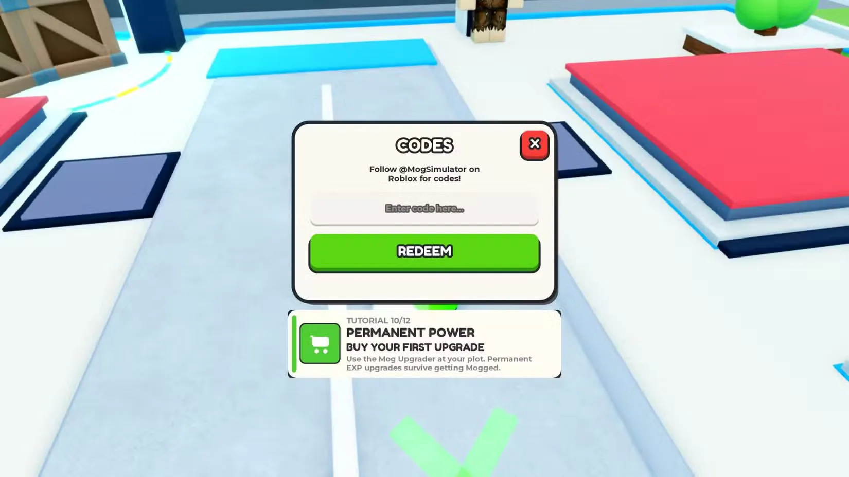 How to redeem codes in Mog or Die