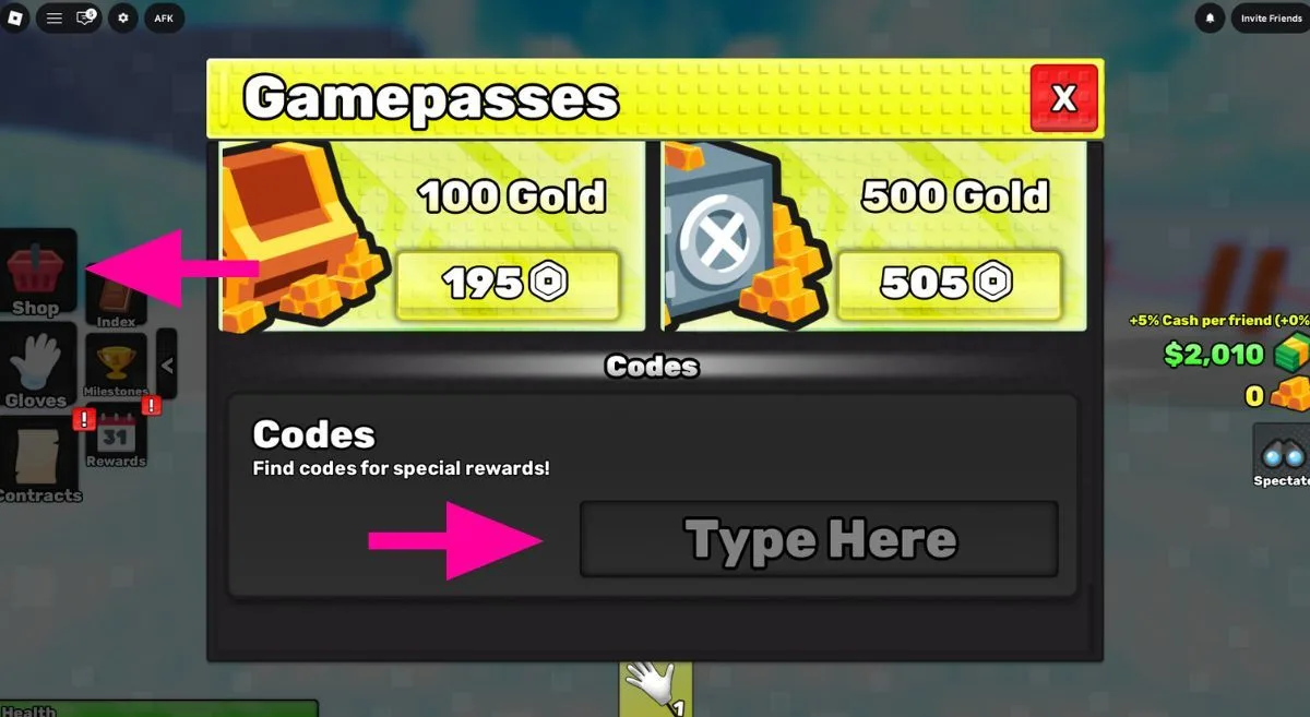 How to redeem codes in Slap a Zombie