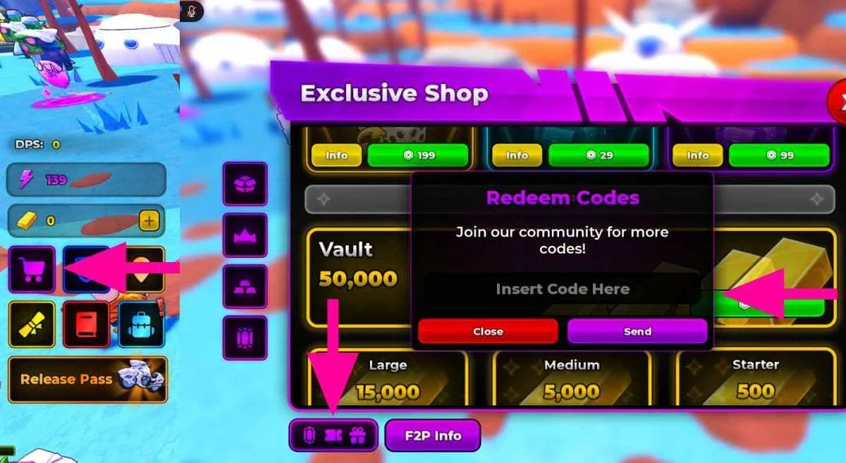 How to redeem codes in Anime Breaker