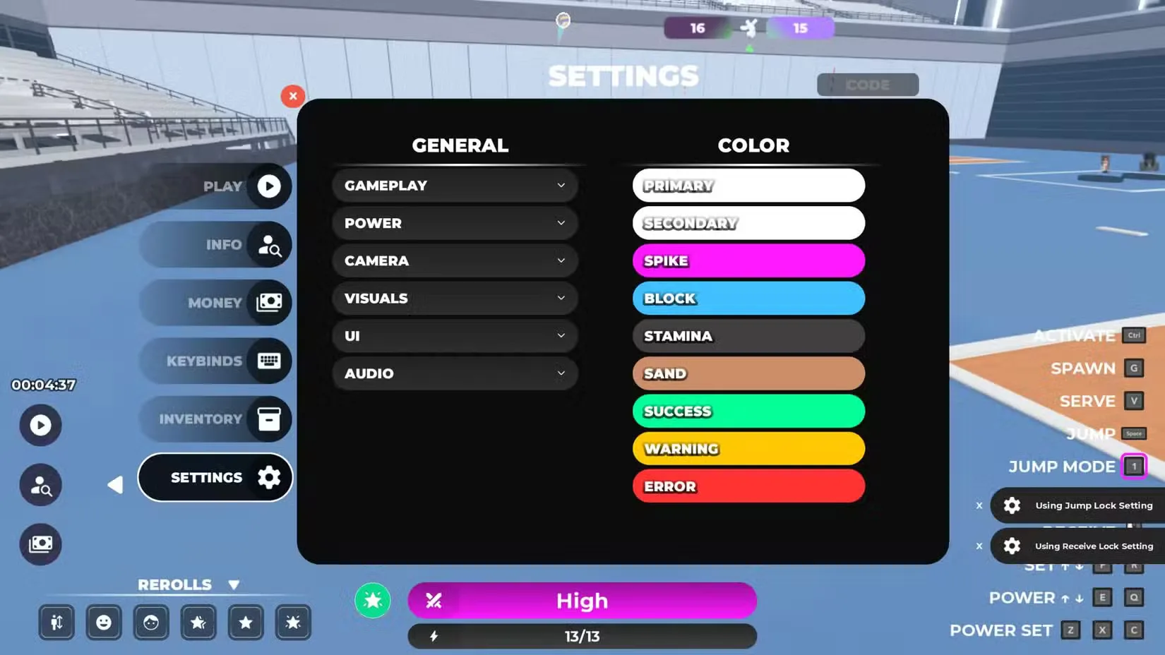 How to redeem codes in Beyond Volleyball League