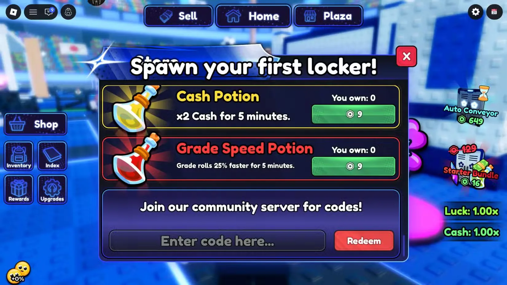 How to redeem codes in Blue Lock Farm