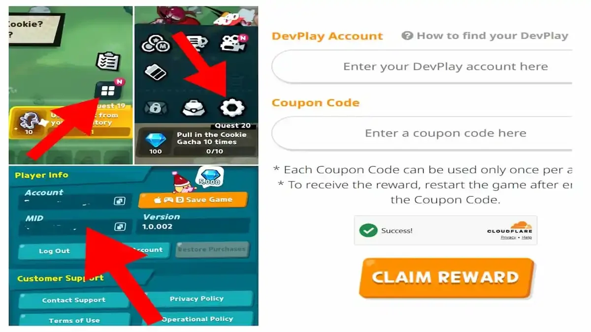 How to redeem codes in Cookie Run Crumble