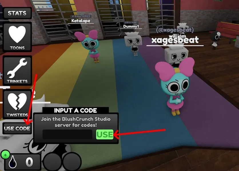 How to redeem codes in Dandy's World