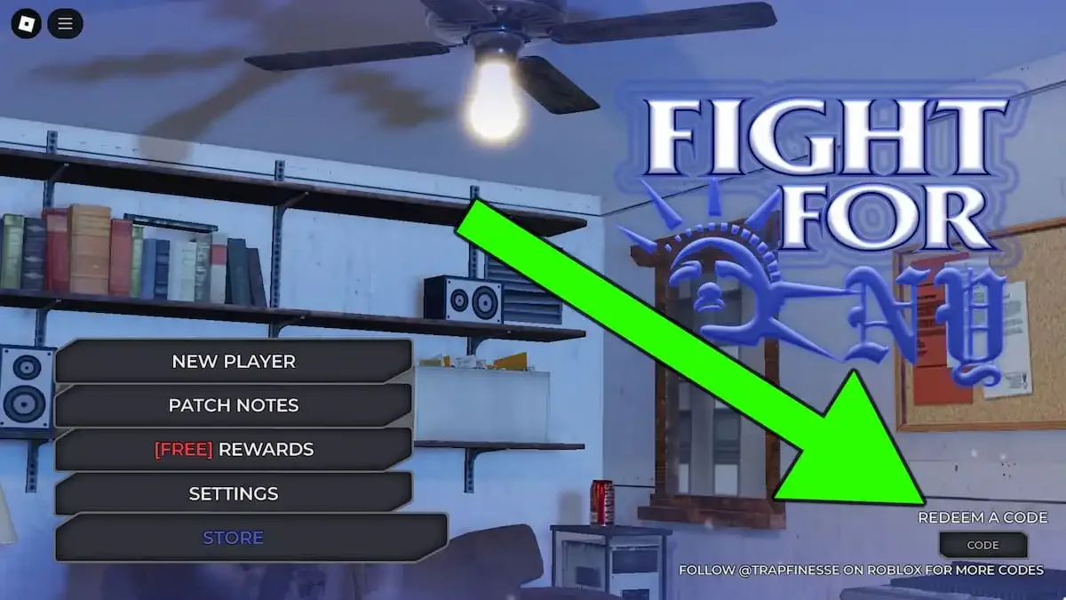 How to redeem codes in Fight for NY