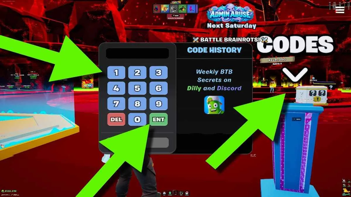 How to redeem codes in Fortnite Beat The Brainrot