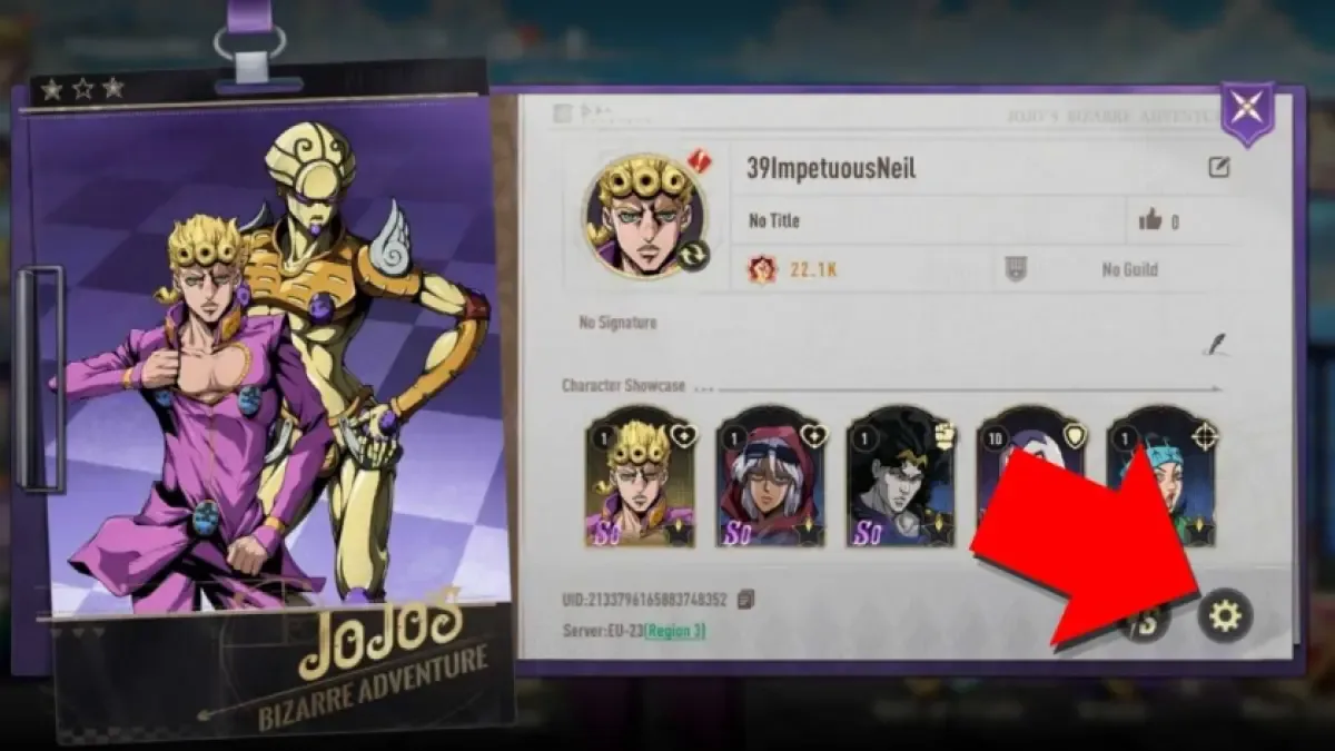 How to redeem codes in Jojos Bizarre Adventure Golden Spirit