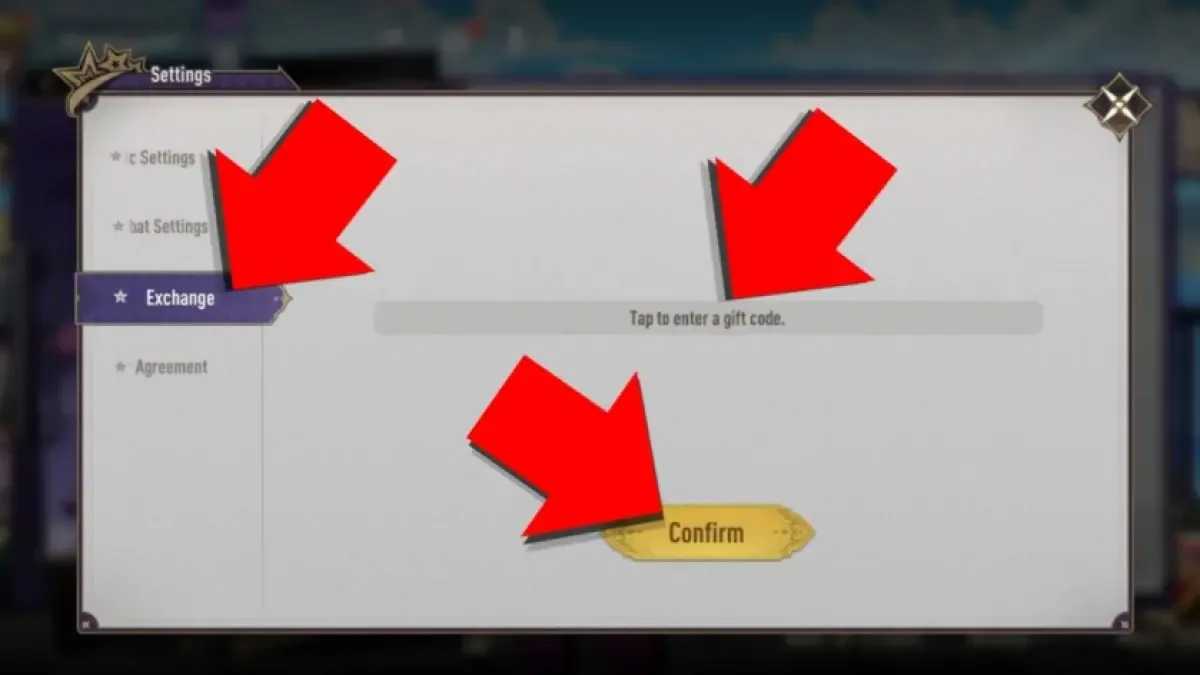 How to redeem codes in Jojos Bizarre Adventure Golden Spirit