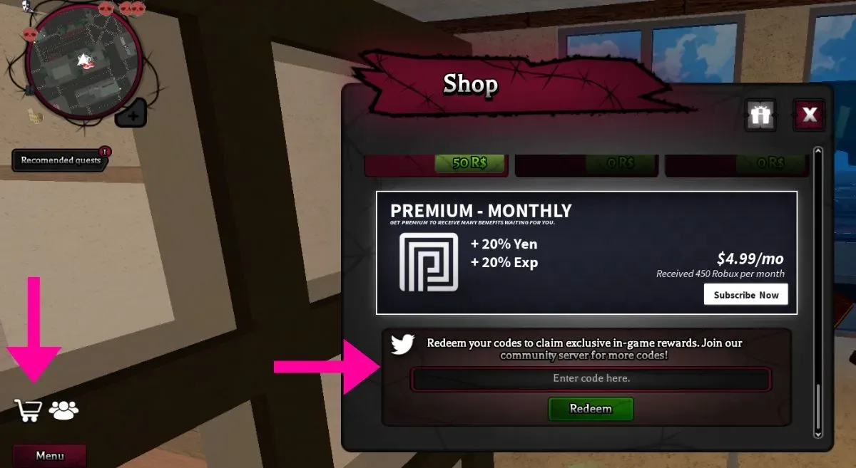 How to redeem codes in Kanom Tokyo