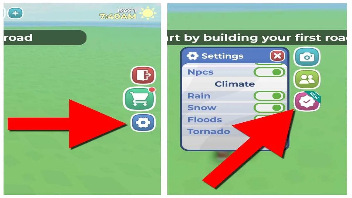 How to redeem codes in Mini City Tycoon