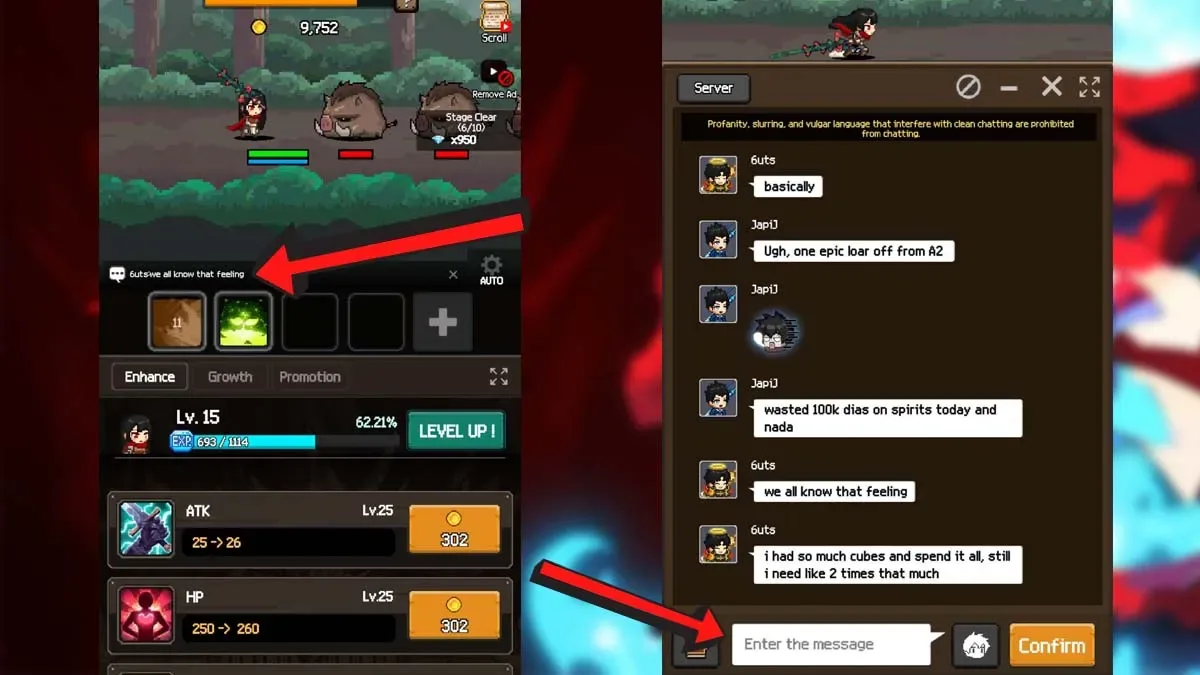 How to redeem codes in Slayer Legend Idle RPG