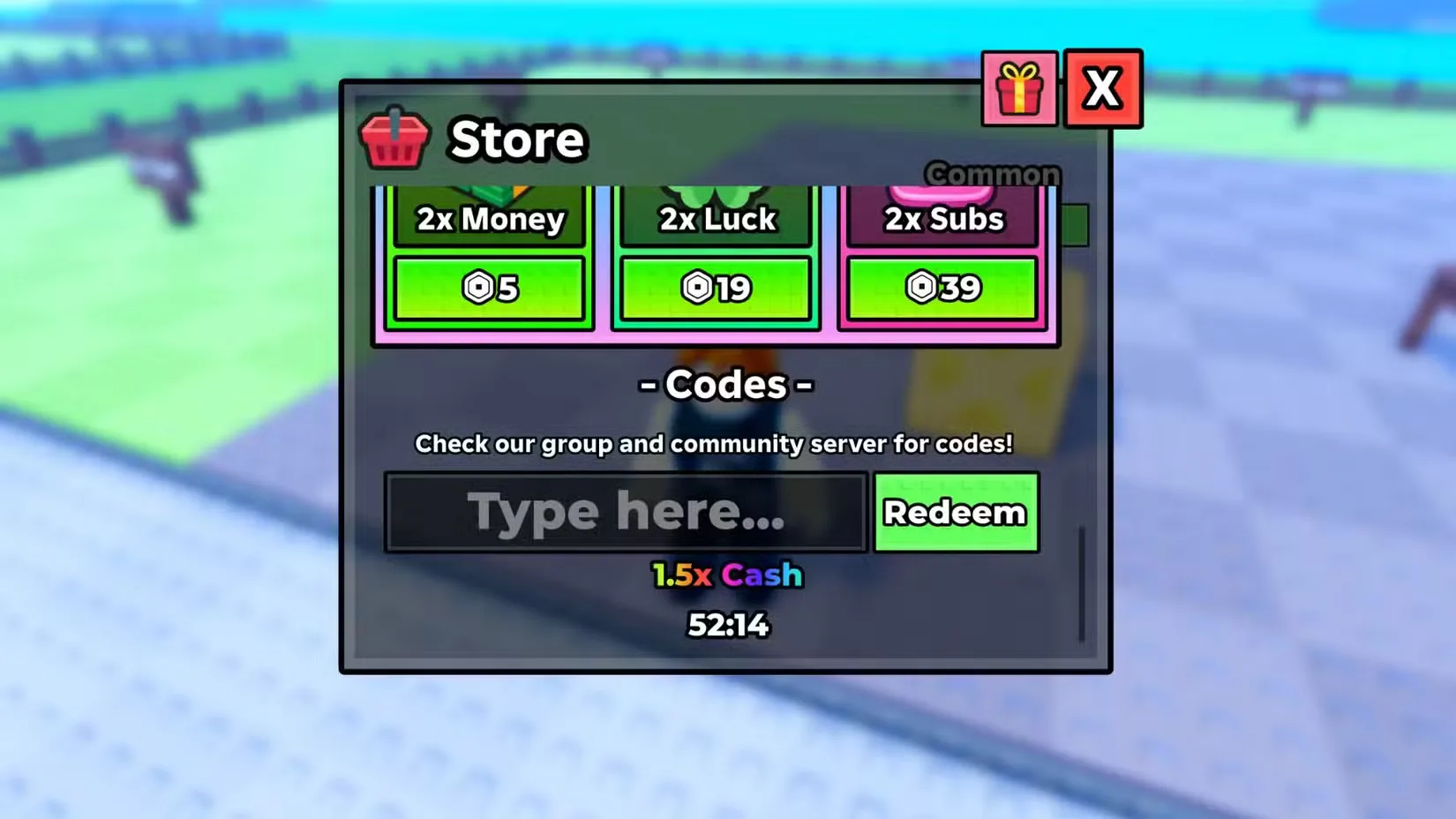 How to redeem codes in Stream A Cheese Pull