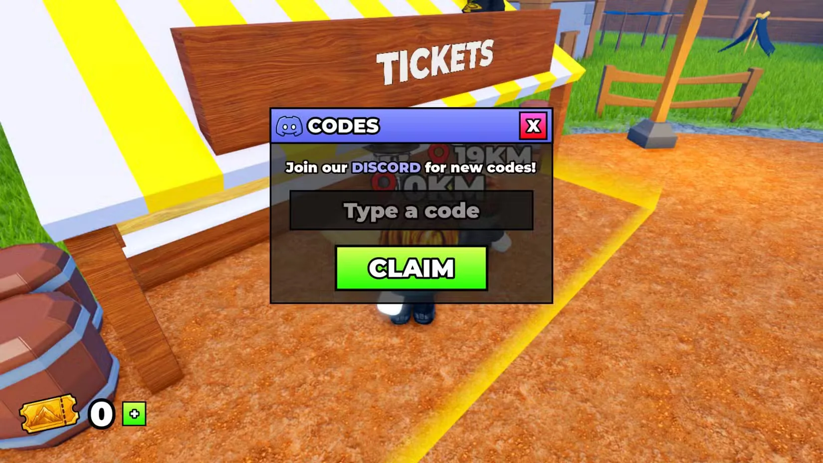 How to redeem codes in A Long Walk