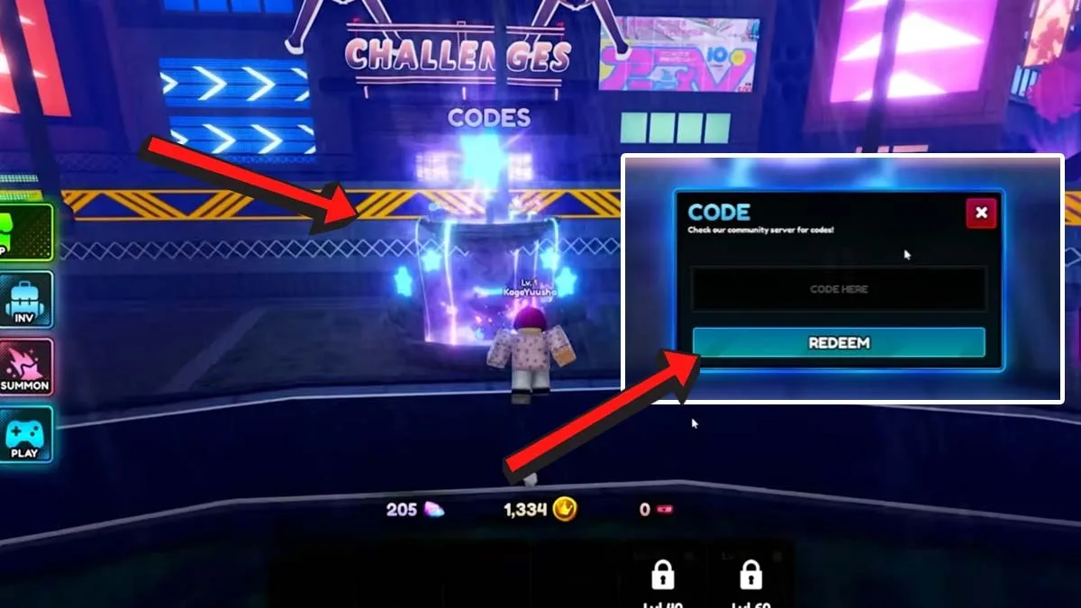 How to redeem codes in Anime Galaxies