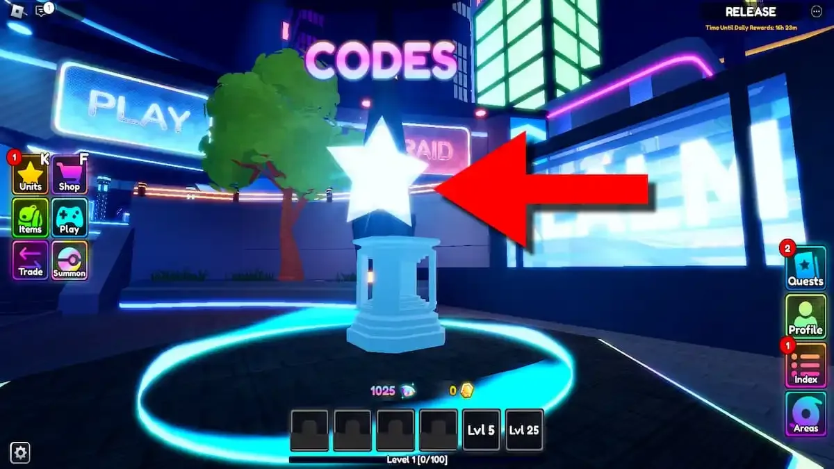 How to redeem codes in Anime Realms X