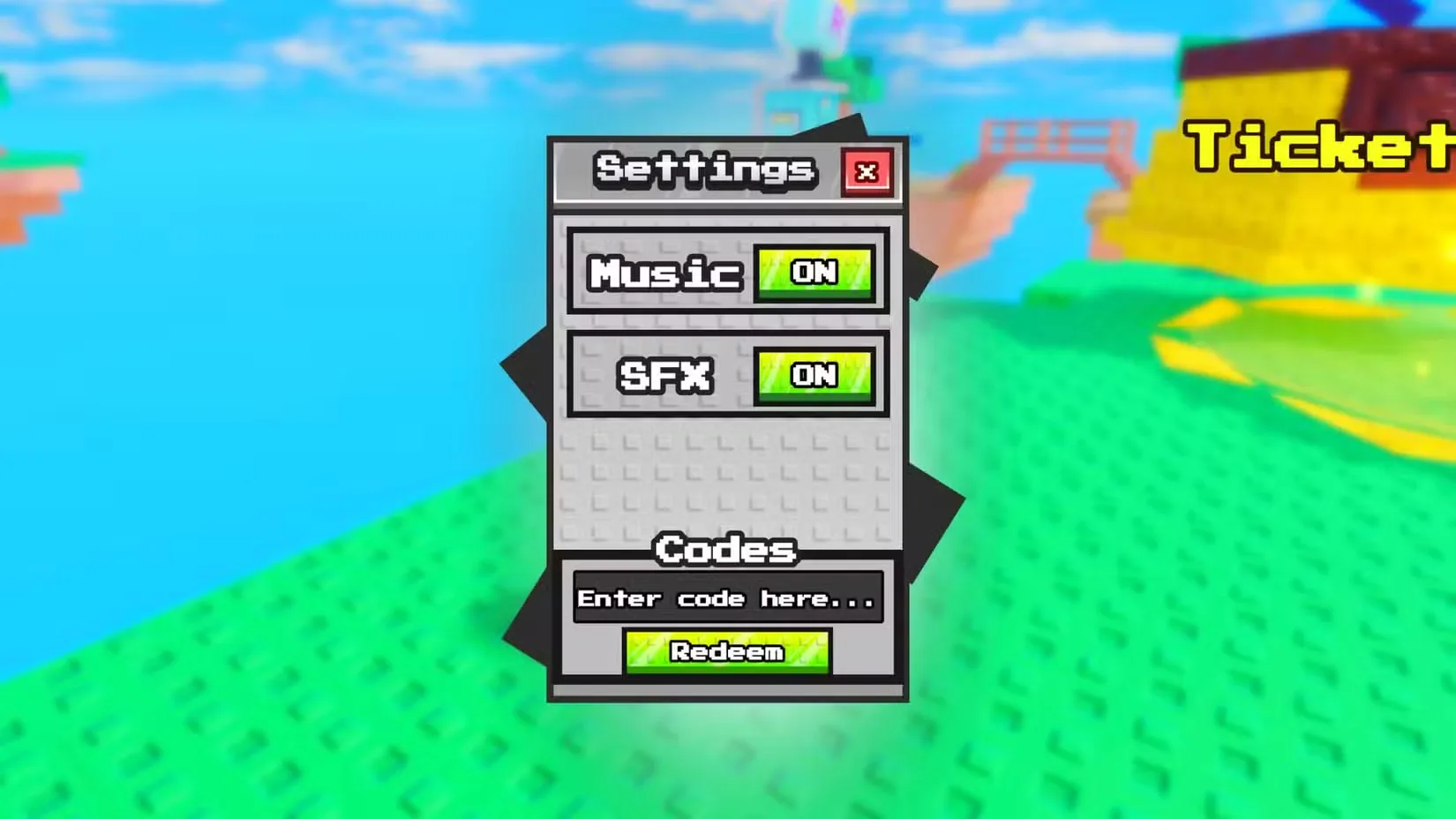 How to redeem codes in Bee Swarm Tower Defense