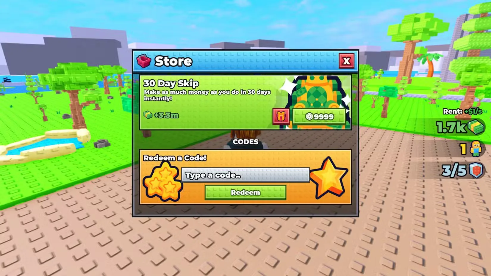 How to redeem codes in Build a Country