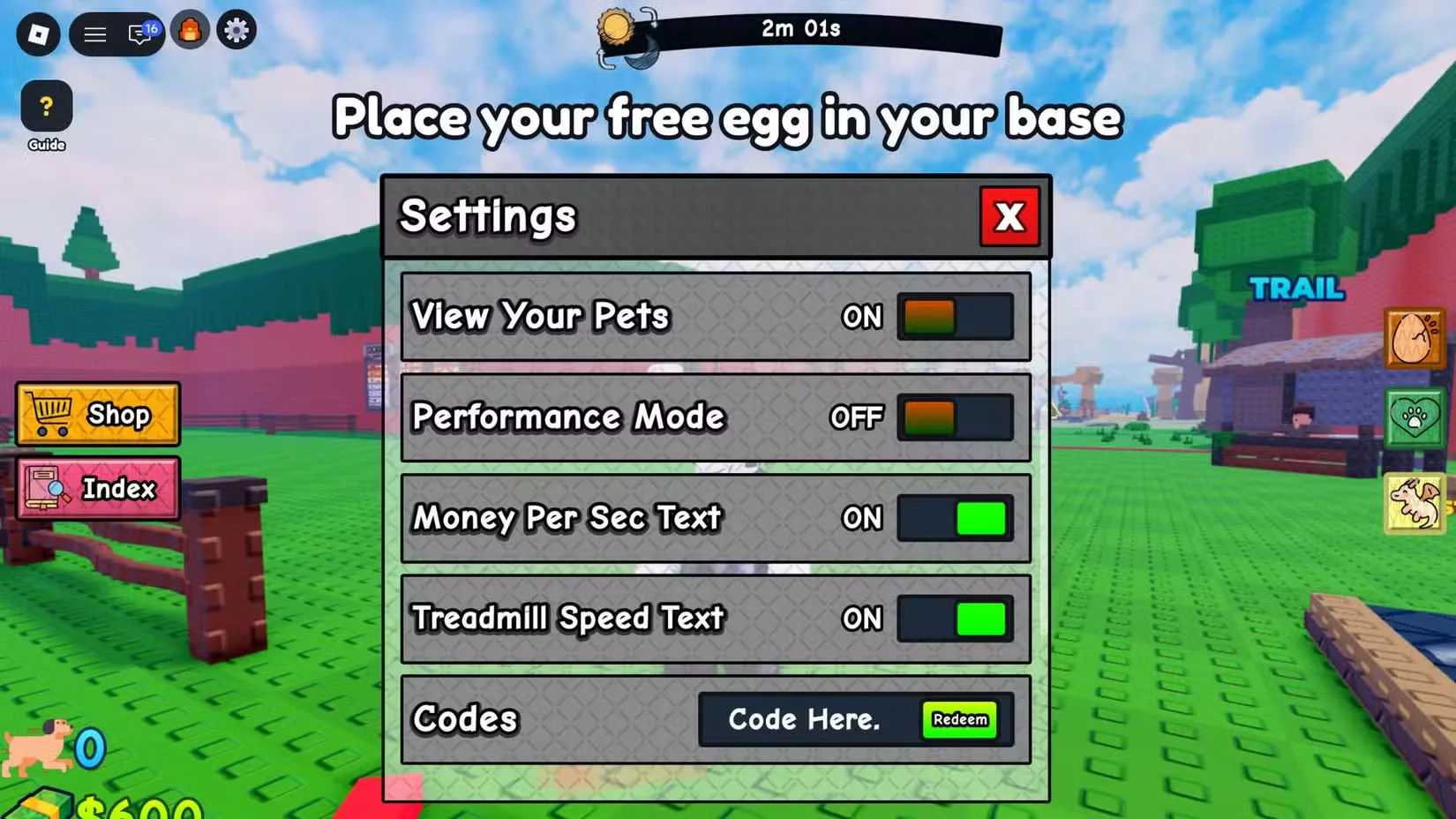 How to redeem codes in Call A Pet