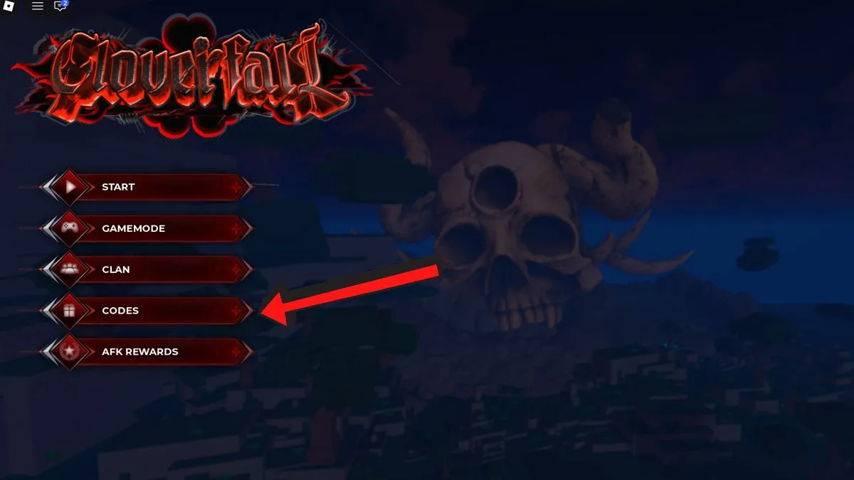 How to redeem codes in CloverFall
