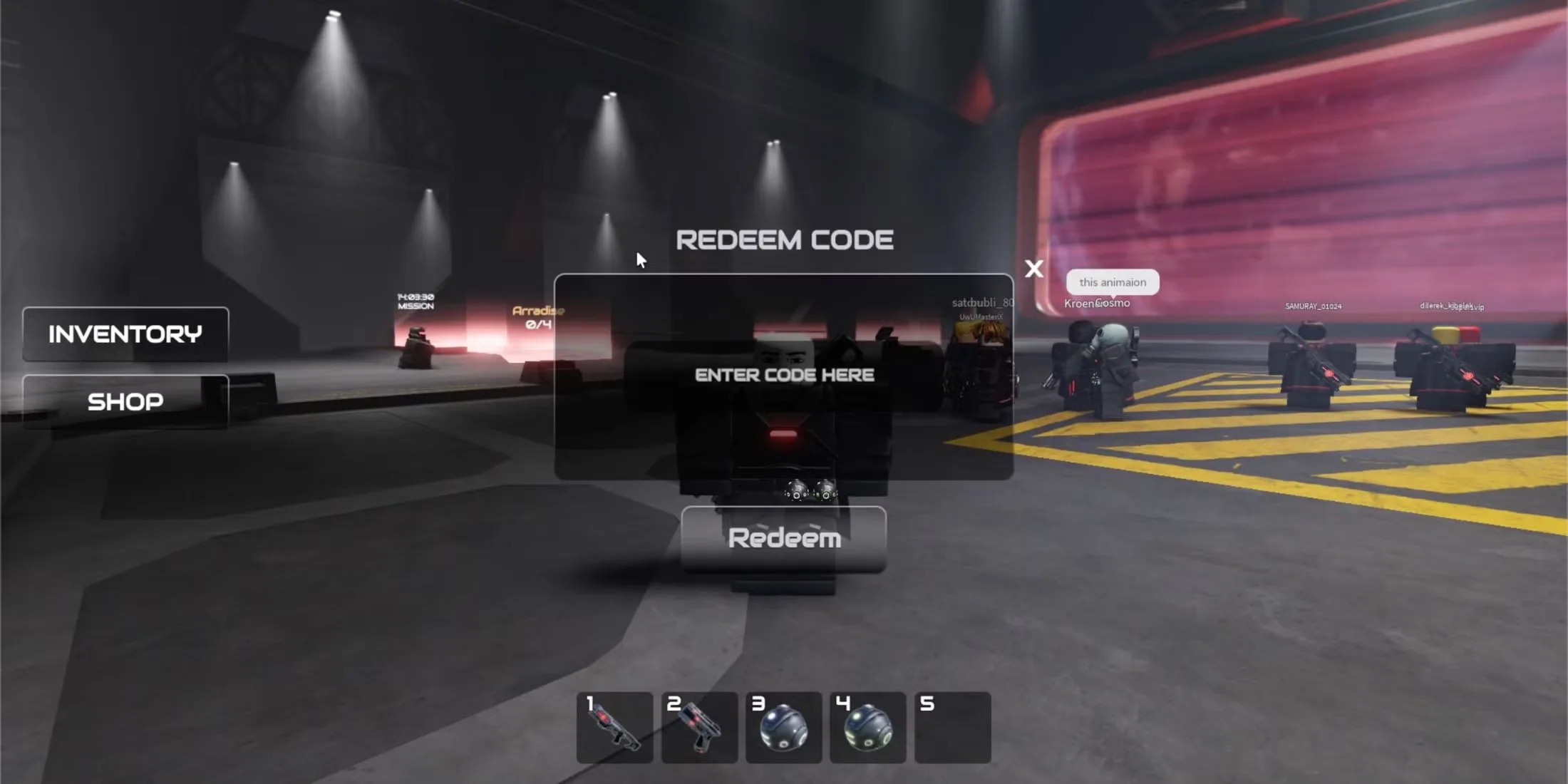 How to redeem codes in Darkdivers
