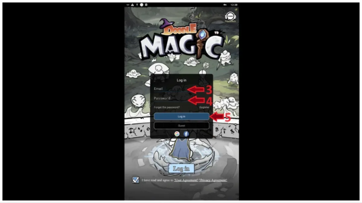 How to redeem codes in Doodle Magic Wizard vs Slime
