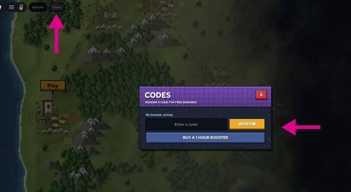 How to redeem codes in Horde Defenders