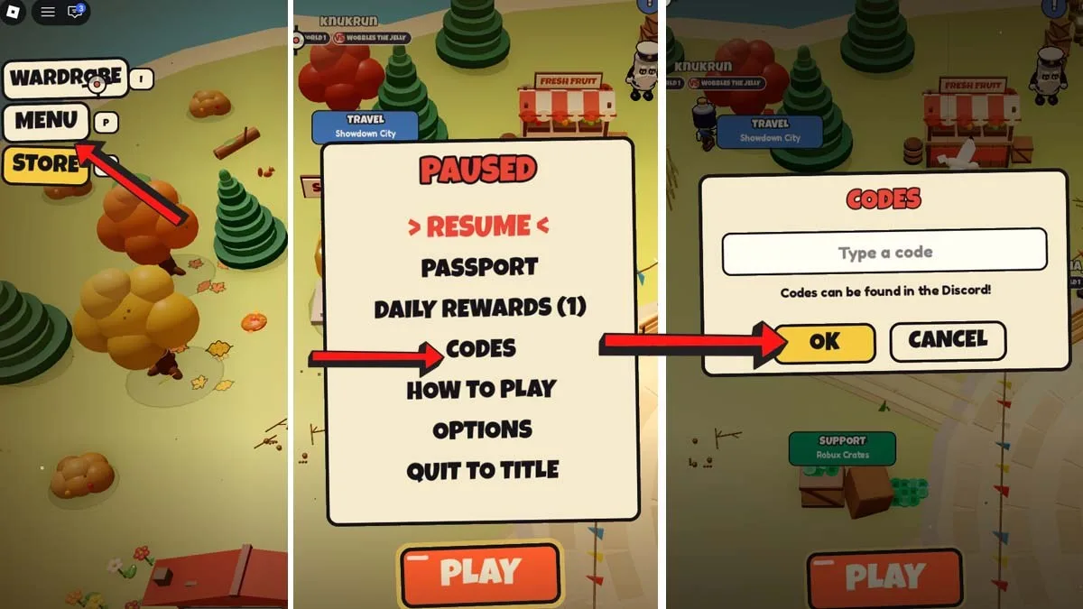 How to redeem codes in Inkhead