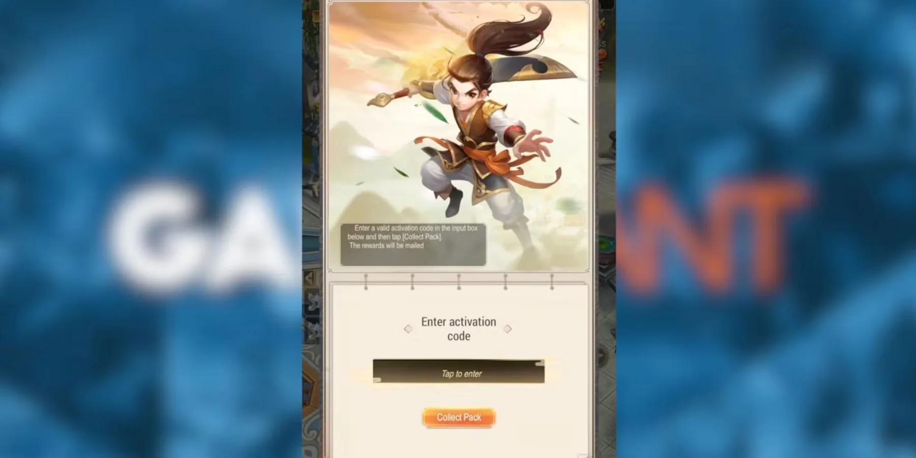 How to redeem codes in Kung Fu Saga