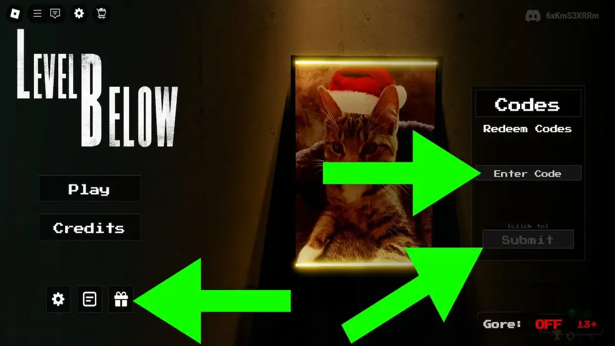 How to redeem codes in Level Below
