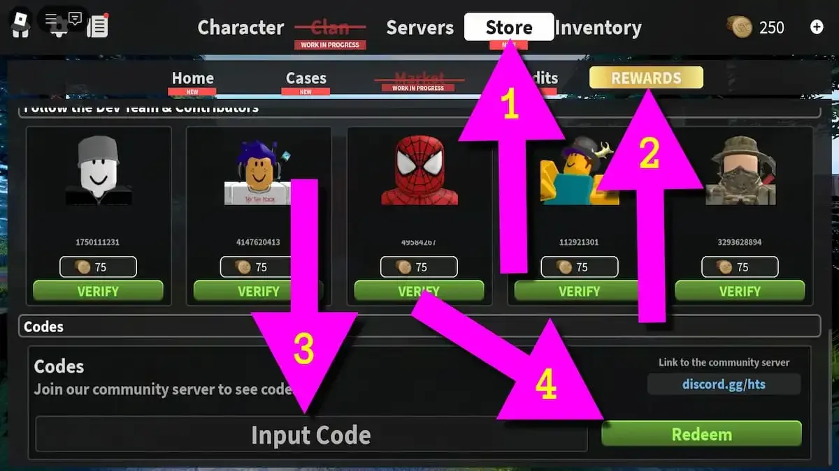 How to redeem codes in Lone Survival