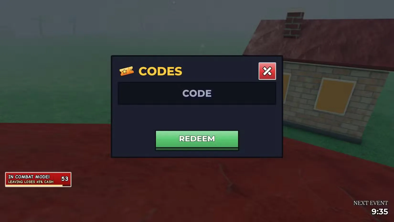 How to redeem codes in Nuke A Country