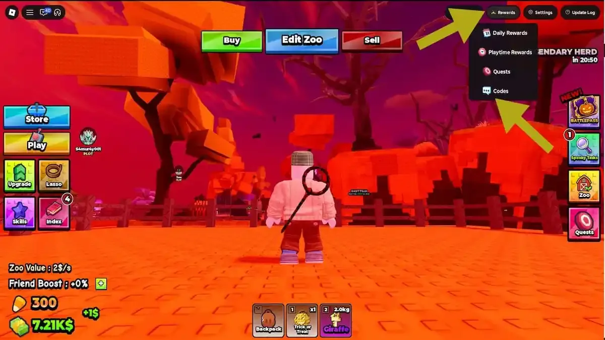 How to redeem codes in Raise Animals 2