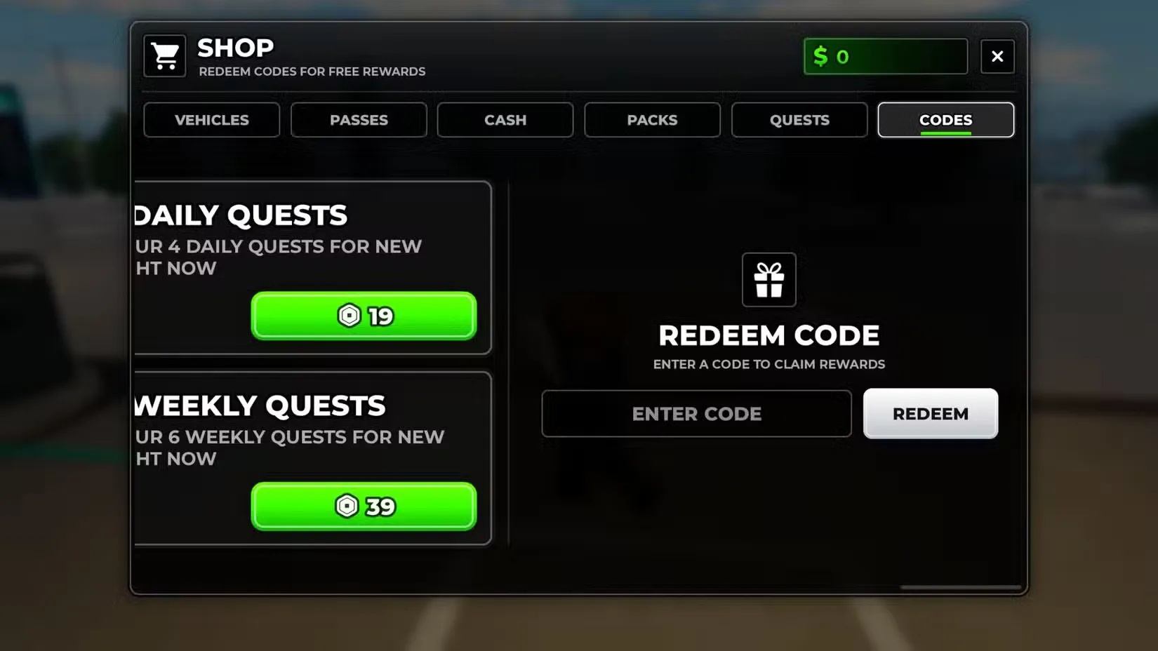 How to redeem codes in Scooter Empire