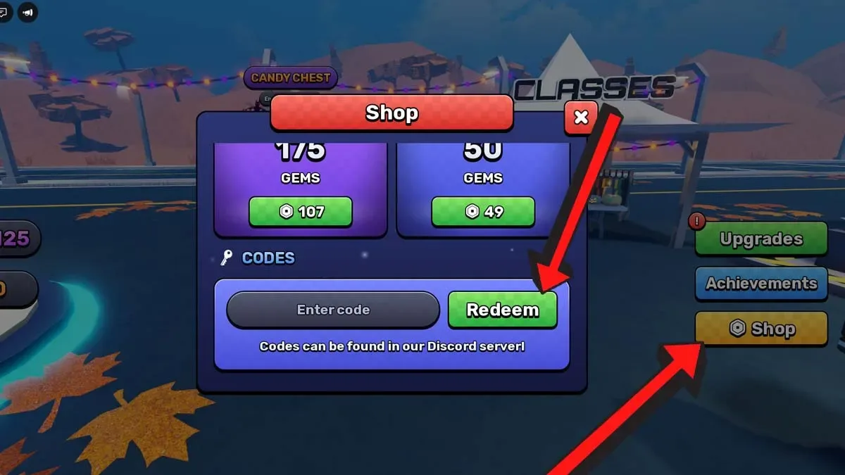 How to redeem codes in Sell Fries