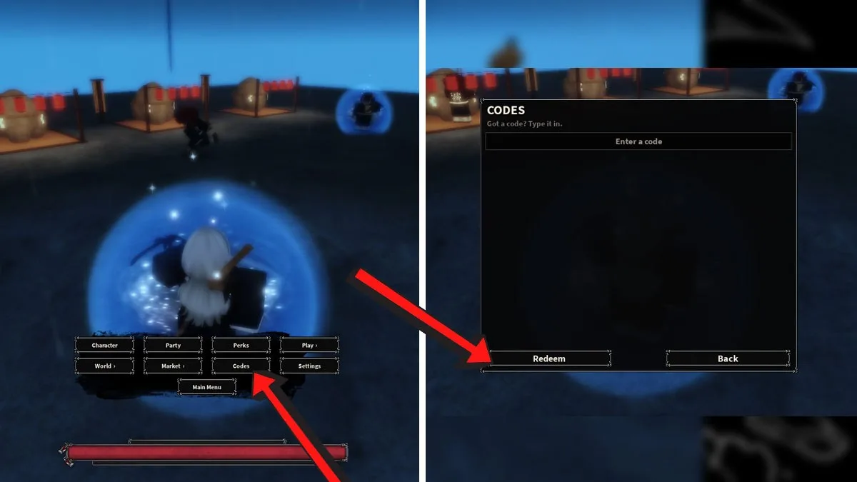 How to redeem codes in SLAYER
